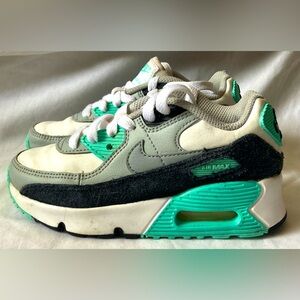 Nike Air Max 90 Infant Size 11C Running Shoes CD6867-102 Hyper Turquoise